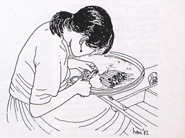 This iIllustration by 'hans' appeared in edition 4 (March 1985)